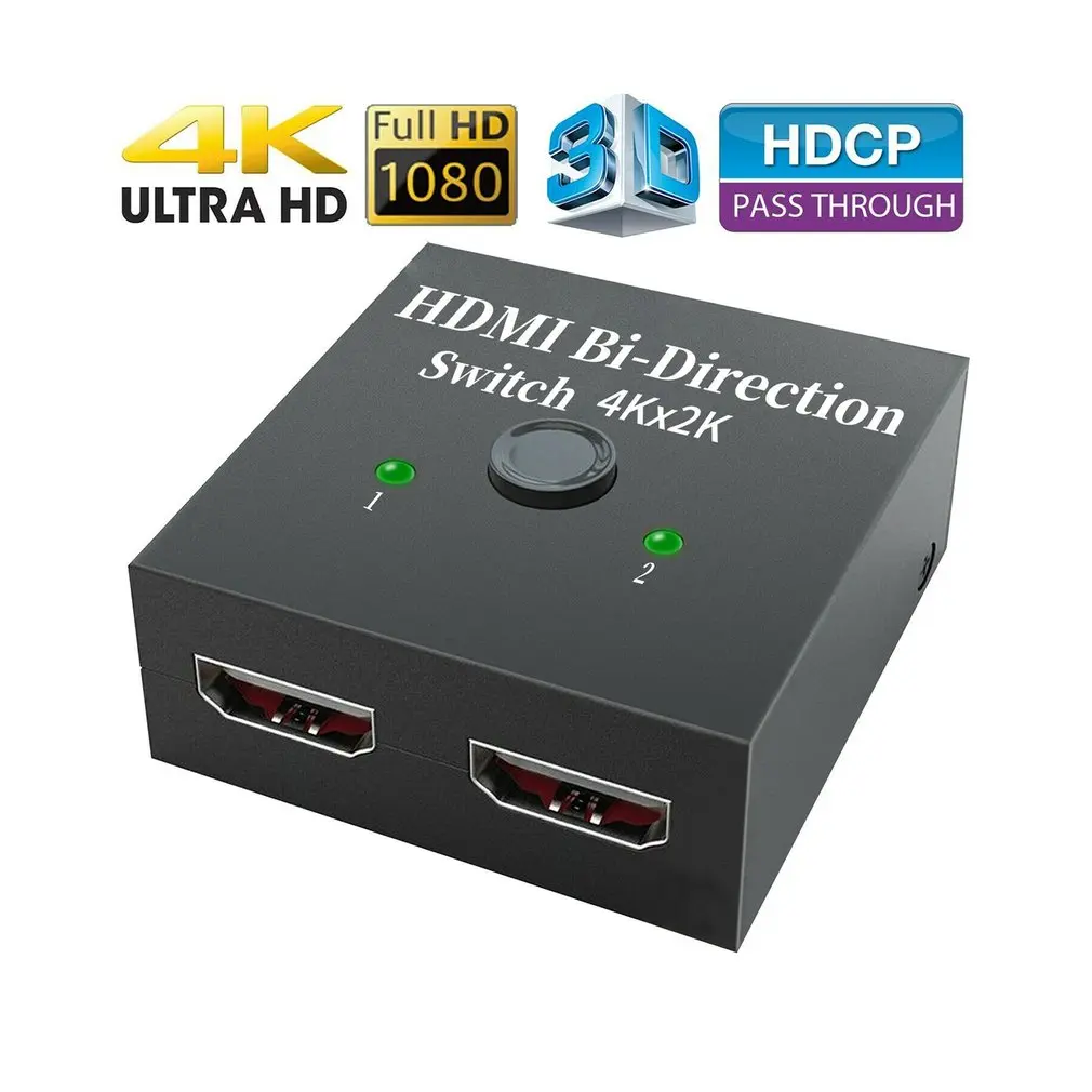 Мини-Коммутатор HDMI 4K HD1080P 2,0 порт HDMI Коммутатор Концентратор HDCP 3D HDMI сплиттер с Full Ultra HD