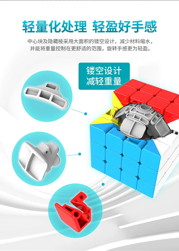 Cubing класс Meilong 4*4 Stickerless скорость cubing для коллекционеров Рождественский подарок