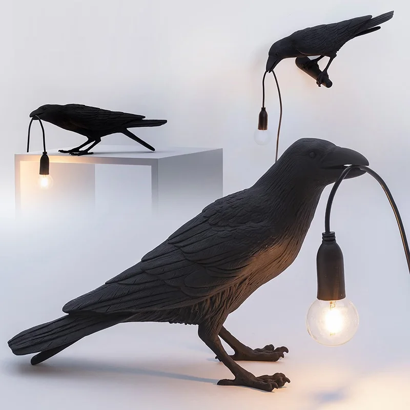 Светодиодная настенная лампа Lucky Bird с штепсельным шнуром, прикроватный светильник для гостиной, коридора, ресторана, домашний декор, светил...