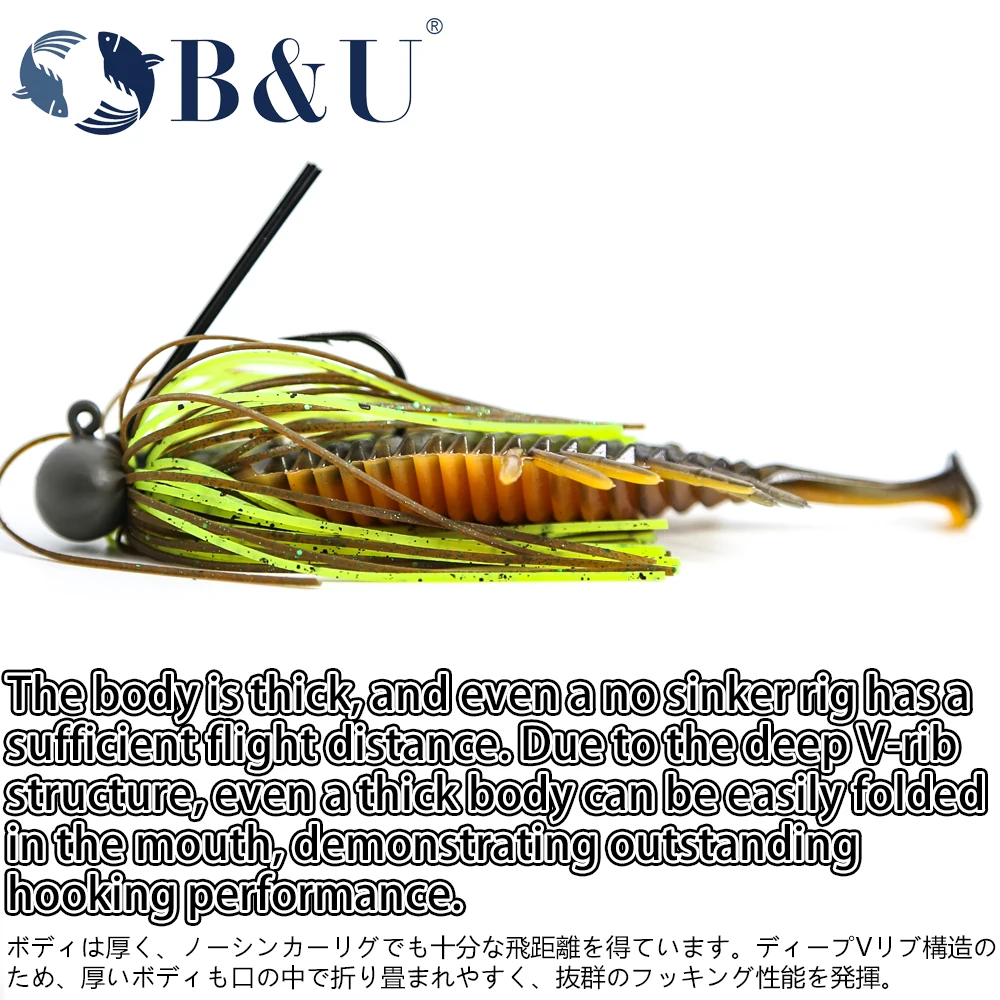 B&U FLATHEAD GOBBY Soft Lures For Fishing Artificial Lures Fishing Worm Silicone Bass Pike Minnow Swimbait Jigging Plastic Baits