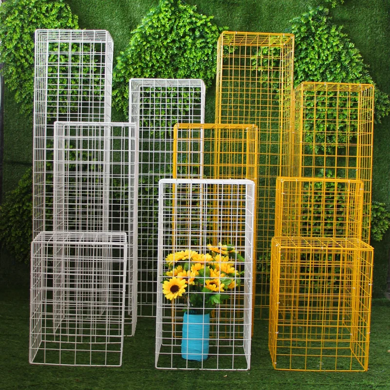 3 набора свадебные реквизиты новая сетчатая дорожная коробка кованая железная