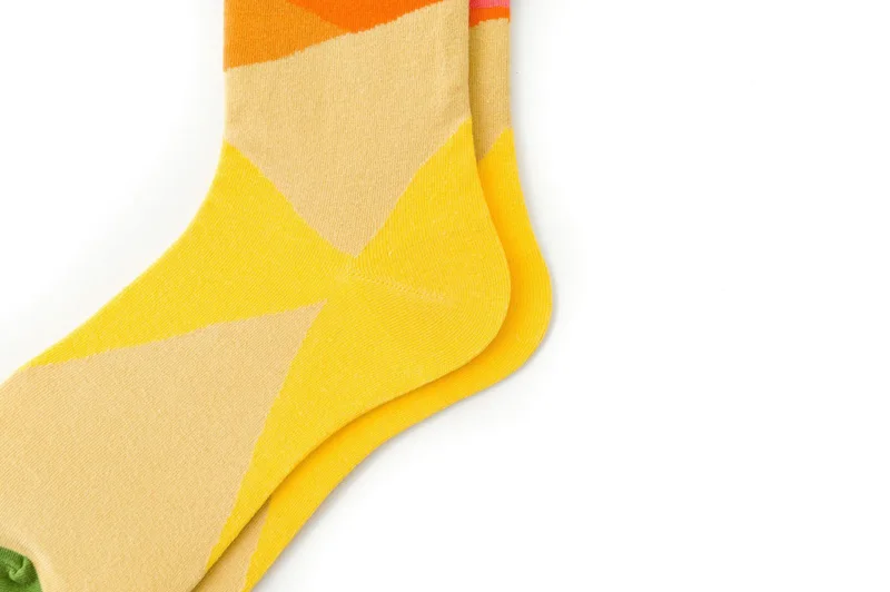 Сезон осень-зима женские смешные мужские носки с цветочным принтом в виде птиц