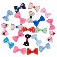 dog hair bows set small dogs hair accessories cute bowknot suitable for assorted type dog hair clip pet hair hundehaar supplies