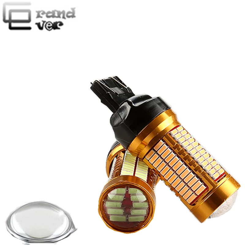 1 шт. P21W Led PY21W BAU15S лампа W21W 4014 106SMD Canbus без Hyperflash T20 7440 светодиодный указатель