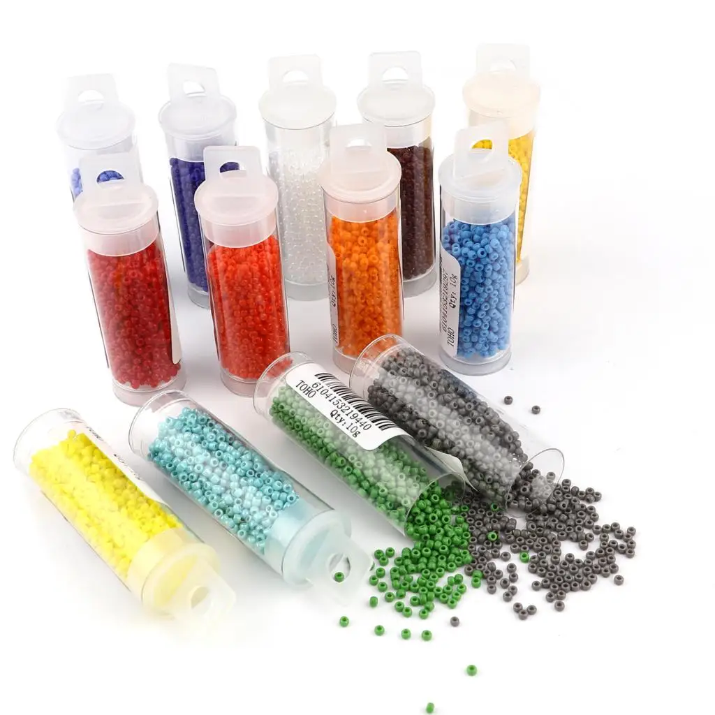

DoreenBeads 2mm Small Glass Seed Beads Cylinder Jewelry Material Making Necklace Bracelet Spacer Beads Jewelry Findings,1Bottle