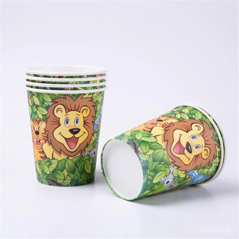 

90Pcs/Set Baby Shower Kids Boy Birthday Decorations Supplies Paper Plates Cups Flags Table Cover Party Favors Set For 6 Person