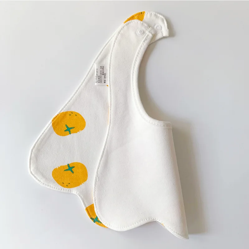 

3 Pieces/lot Baby Bibs Cotton Double Layer Waterproof Cartoon Rabbit Dot FruitsBoys Girls Feeding Apron Towel 0-2 years Bandana