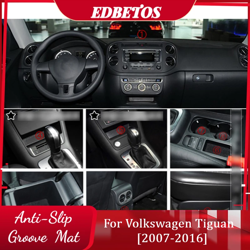 Дверной коврик с желобом аксессуары для интерьера запчасти силикагель VW Volkswagen