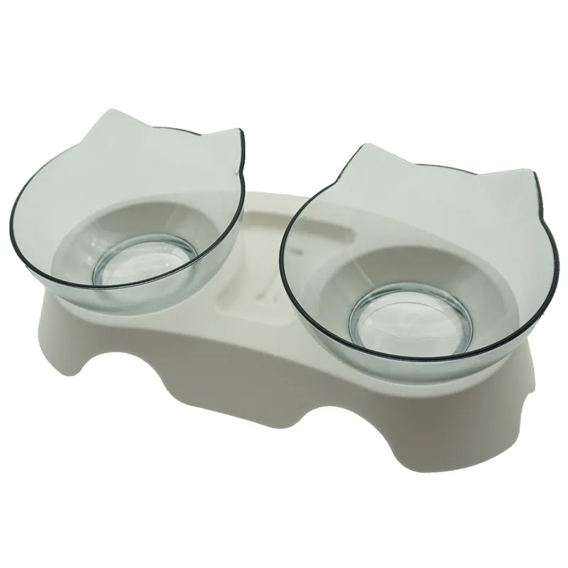 

Non-Slip Double Cat Bowl Dog Bowl With Stand Pet Feeding Cat Water Bowl For Cats Food Pet Bowls For Dogs Feeder Product Supplies
