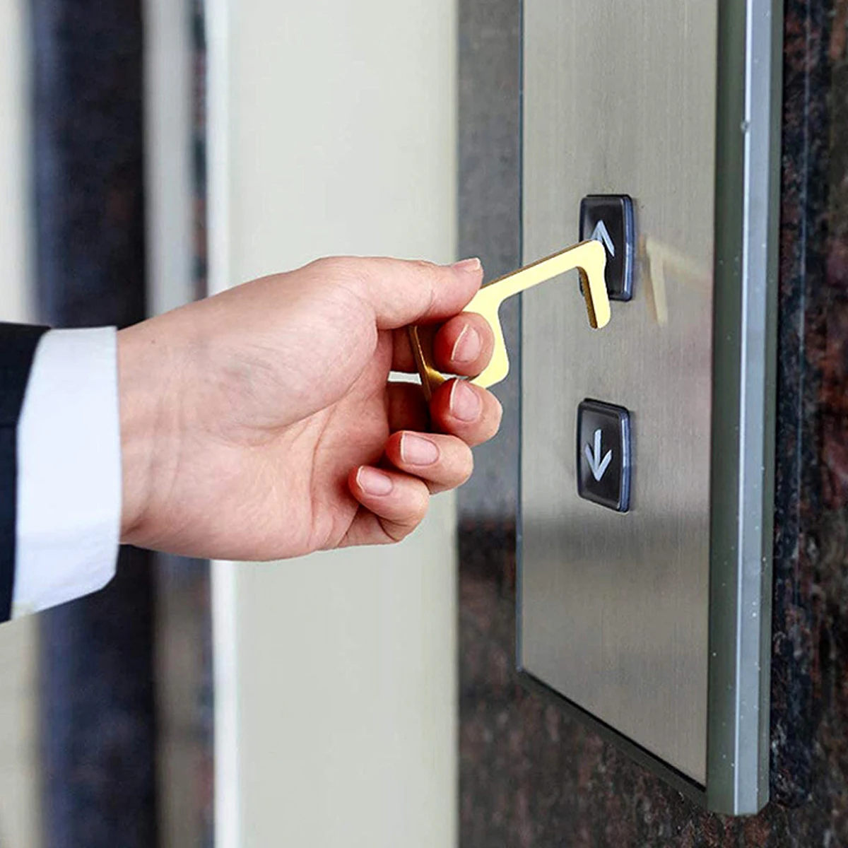 Кнопка лифта бесконтактный инструмент для открывания дверей безопасная дверная