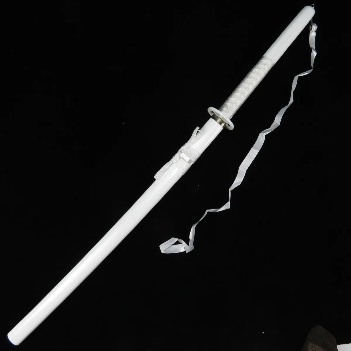 

BLEACH Rukia Kuchiki Sode No Shirayuki White Wooden Katana Sword Weapons Props For Chrismas New year Party