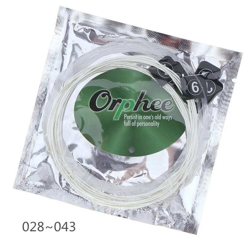 Orphee 12Pcs гитарные струны обычных Классическая гитарная струна E/B/G/D/A D/E провод с