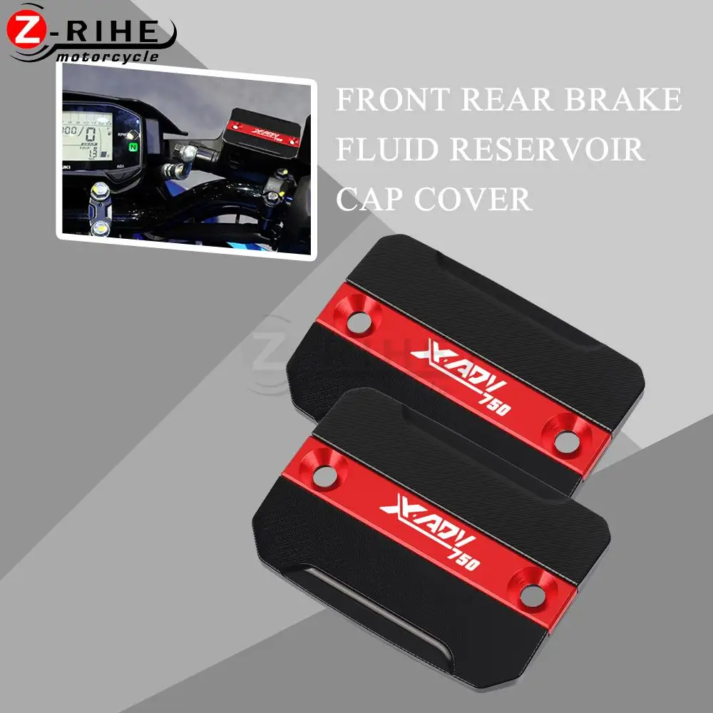 

Motorcycle Front Rear Brake Fluid Reservoir Cap Cover Fit For Honda XADV 750 Upper Pump Cover Part X-ADV 750 X ADV X-ADV750 2021