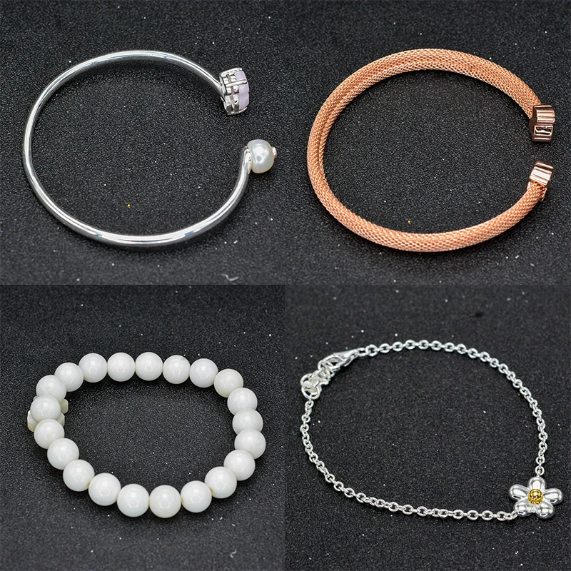 

2021 New 100% Bear Sterling Silver Jewelry Spanish Bear Version Jewelry Women's Fashion Bracelet with Original Logo Wholesale