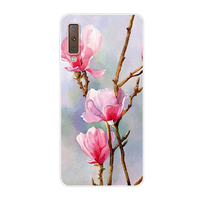 54 6,0 ''для samsung A7 чехол A750F Силиконовый ТПУ мягкий чехол для Para samsung Galaxy A7 чехол пейзаж Fundas A 7 7A Coque - Цвет: 54