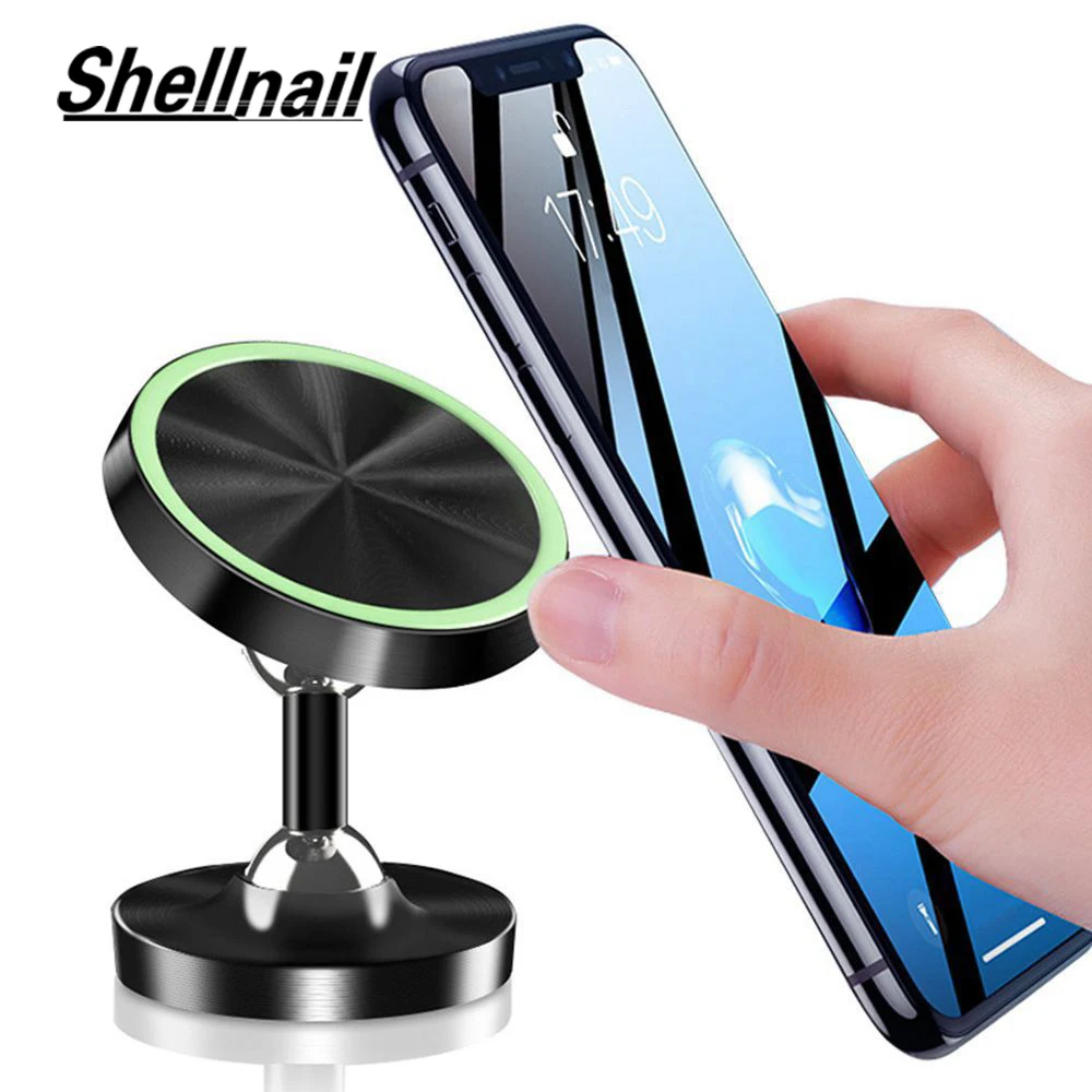 Магнитный автомобильный держатель для телефона SHELLNAIL iPhone X Samsung|Подставки и