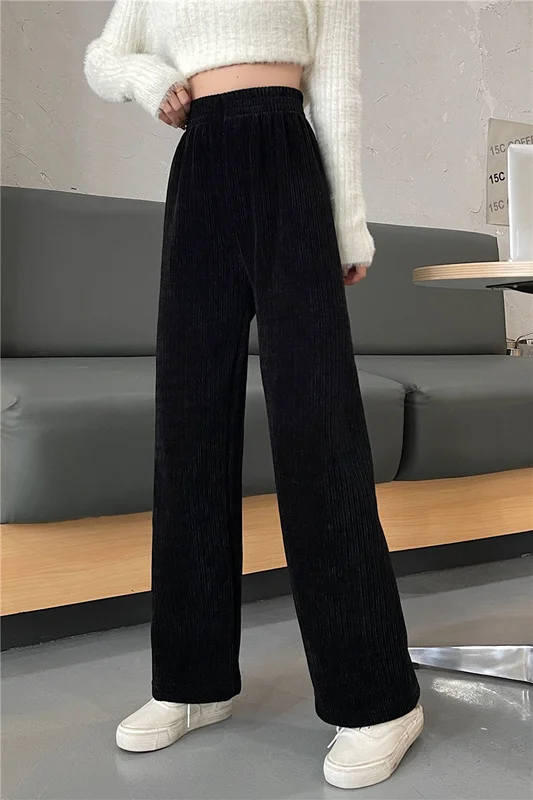 Реальная цена-вельветовые утепленные осенне-зимние брюки с мазом | Женская