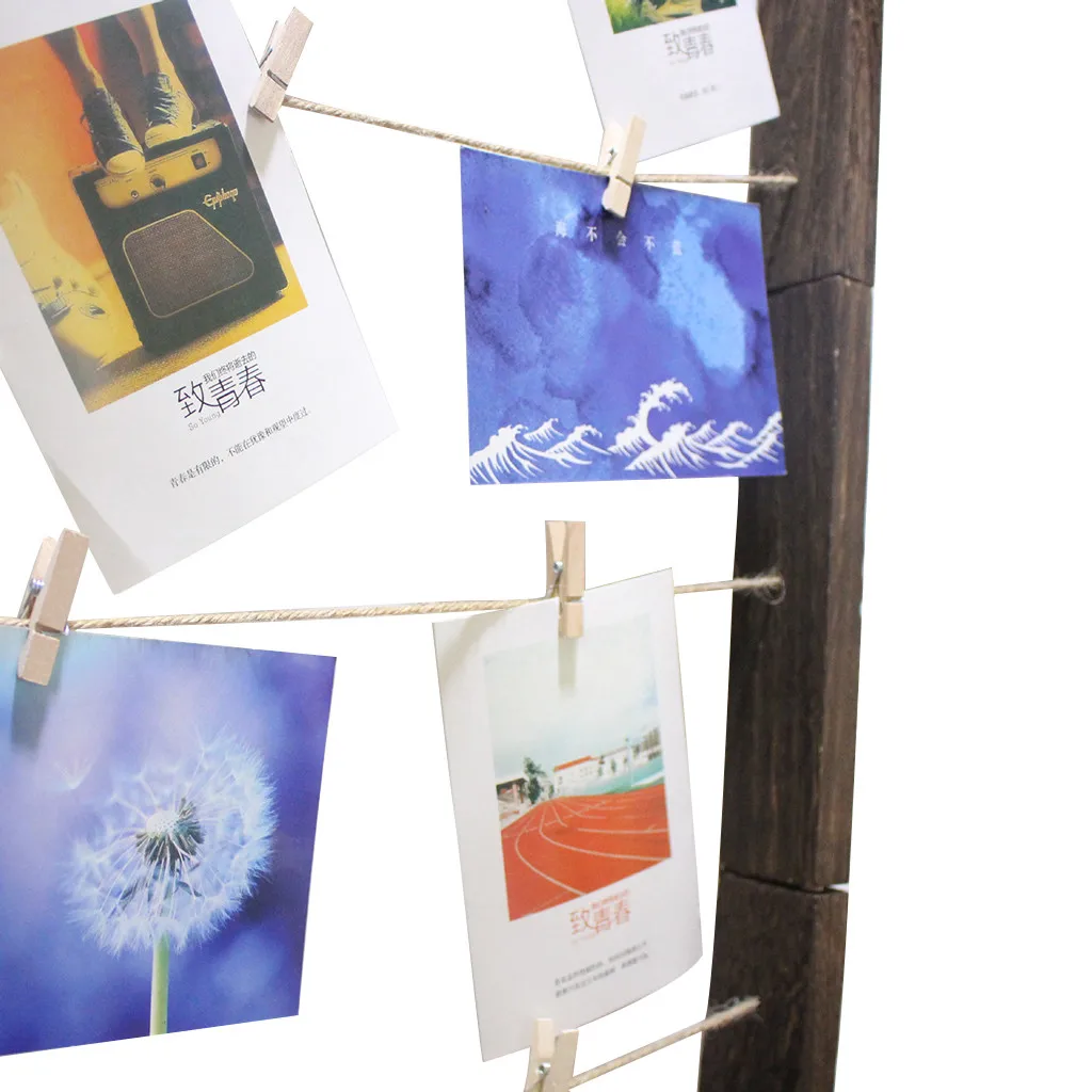 Подвесная фоторамка для деревянной фоторамки держатель фотографий сделай сам