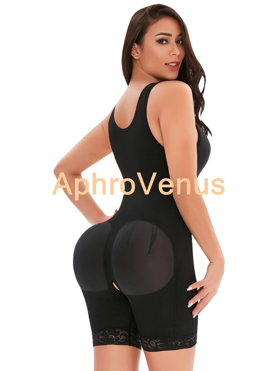 Plus Size Women Full Body Shapewear Underbust Slimming Shaper fajasTummy Control Postpartum Body Girdle shapewear