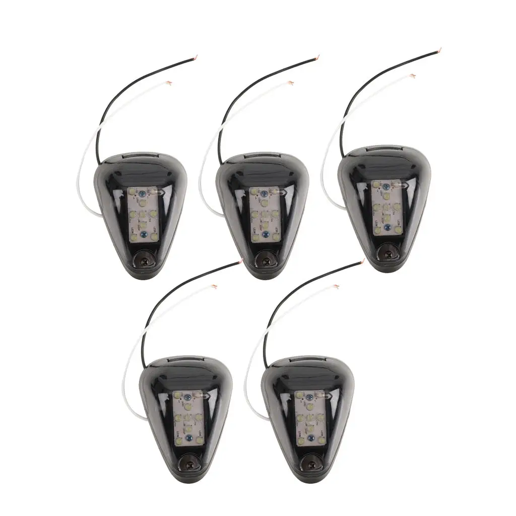 

5Pcs Amber LED Roof Top Marker Running Driving Lights for Car SUV Truck Pickup