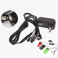 guitar pedal effect power supply 5 ways 9v electric guitar chain harness cable guitarra pedal power supply adapter splitter
