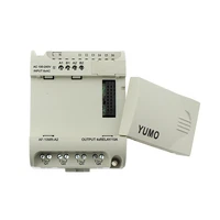yumo high quality af 10mr a2 ac85v 240v 6 points ac digital input mini plc programmable logic controller without lcd