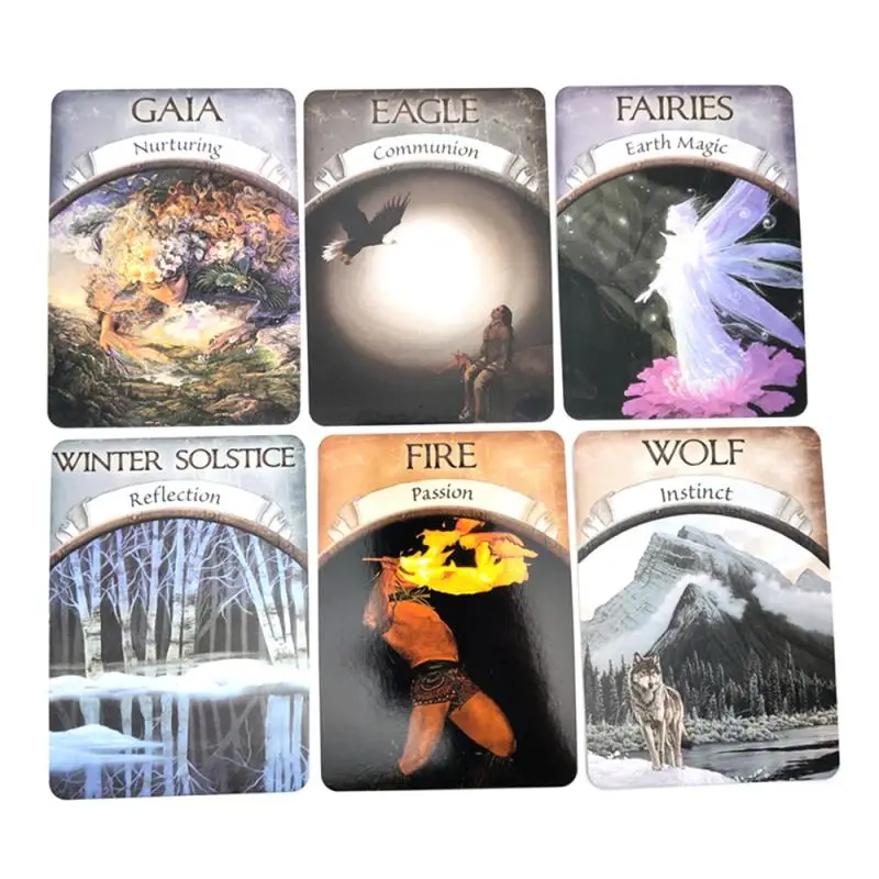 Oracle Cards Earth Magic: read Fate Tarot карточная игра для личного использования настольная игра 48-Card