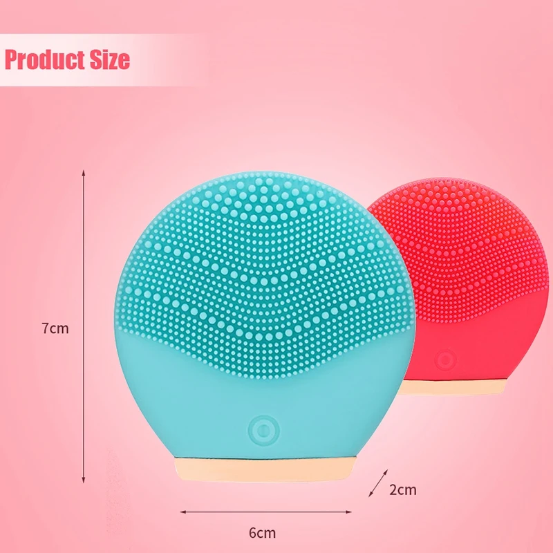 EAS-электрическая вибрационная Очищающая щетка для лица удаления черных точек
