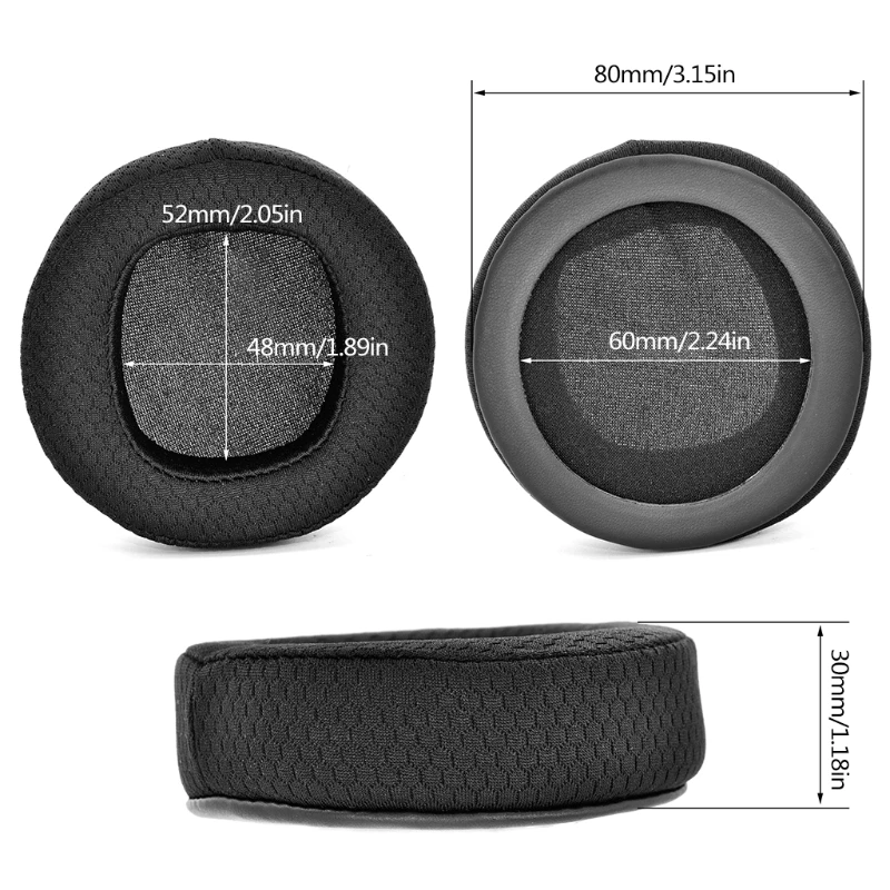 

1 Pair Replacement Earpad for skullcany Hesh/Hesh 2.0 Headphones Ear Pads Memory Foam Cushion Cover Accessories