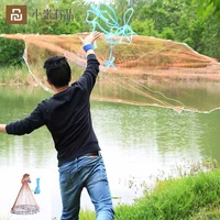 2021 youpin yeux hand thrown fishing net tung oil tire cord extended hand strap 1 5 finger ecological net strong and durable