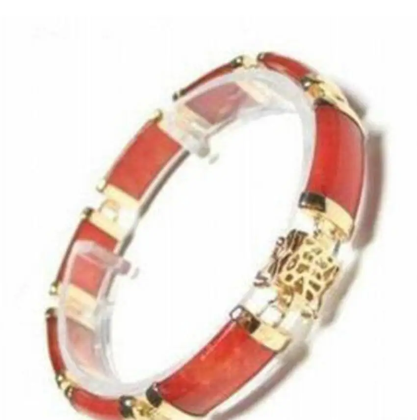 

China gem New Beautiful red jade racelet jade bracelet