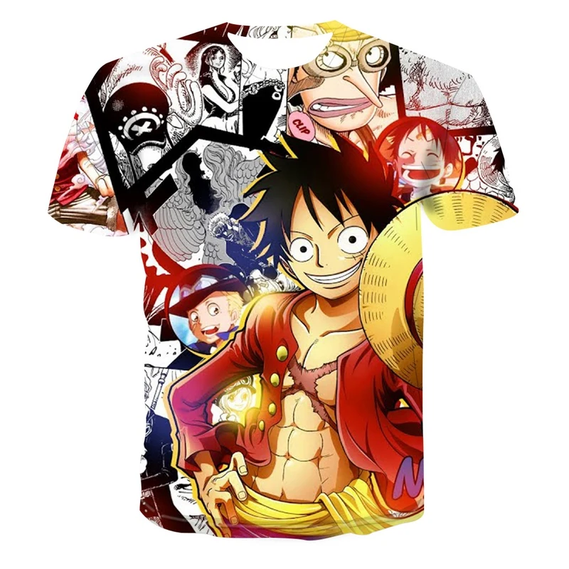 

Graphic T Shirts With Short Sleeve 2021 New 3d Printed Japanese Animation Images Costume Fashion Funny Men's Summer T-shirts