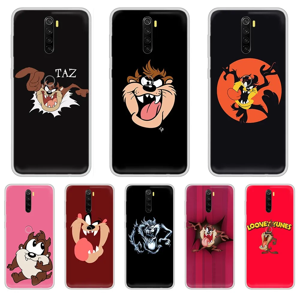 Looney Tunes Tasmanian Devil Taz мягкий прозрачный чехол для телефона XIAOMI Redmi Note 3 4 5 6 7 8 9s Pro max 8T