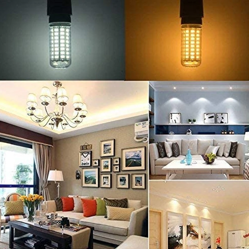 

E27 72LEDs 15W SMD5730 AC:200-240V LED Corn Light Bulb LED Corn Lamp LED Light Bulb (2PACK )