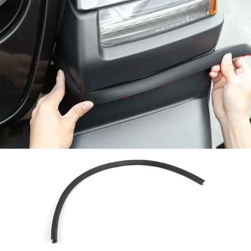 

Fit For Jeep Wrangler JL 2018+ Car Wheel Eyebrows Protective Strips Sticker Exterior Car Accessory