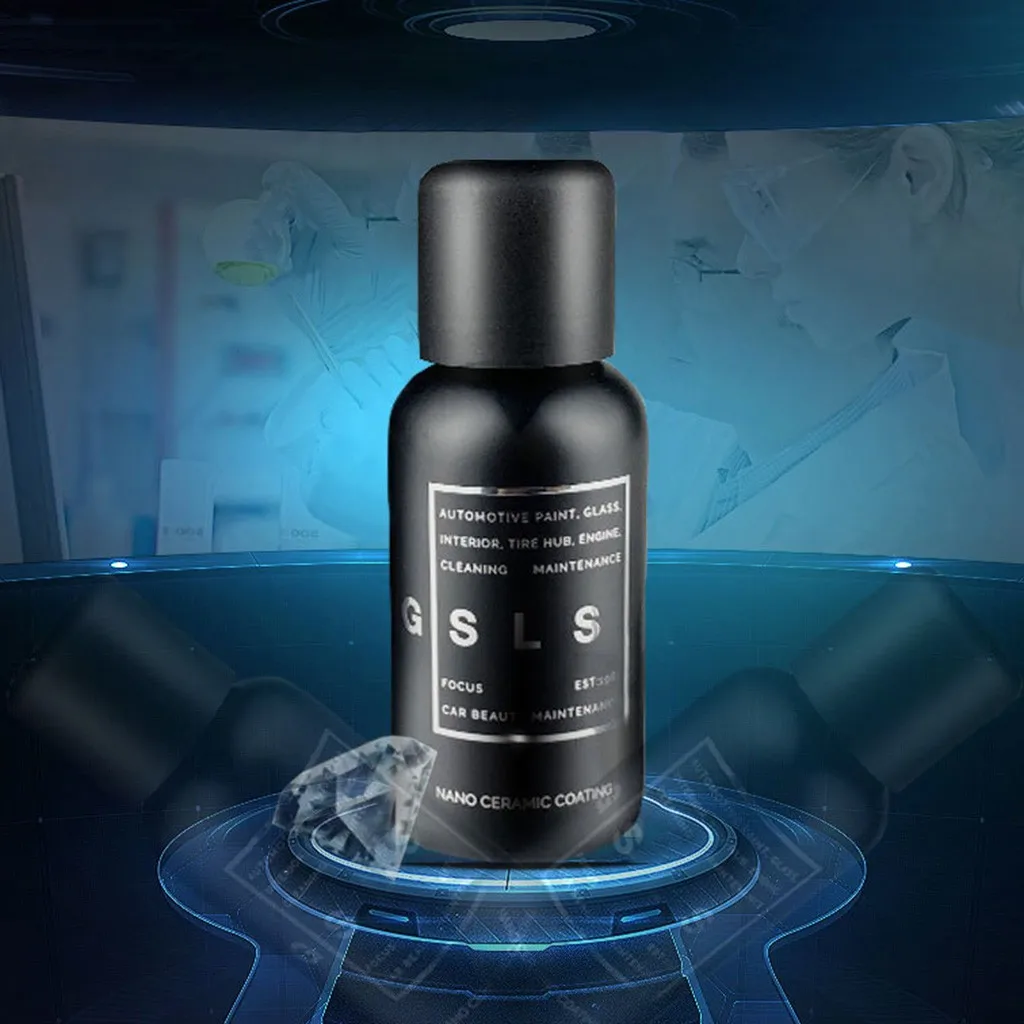 Керамическое покрытие 30 мл 9H для автомобиля гидрофобное стекло жидкое