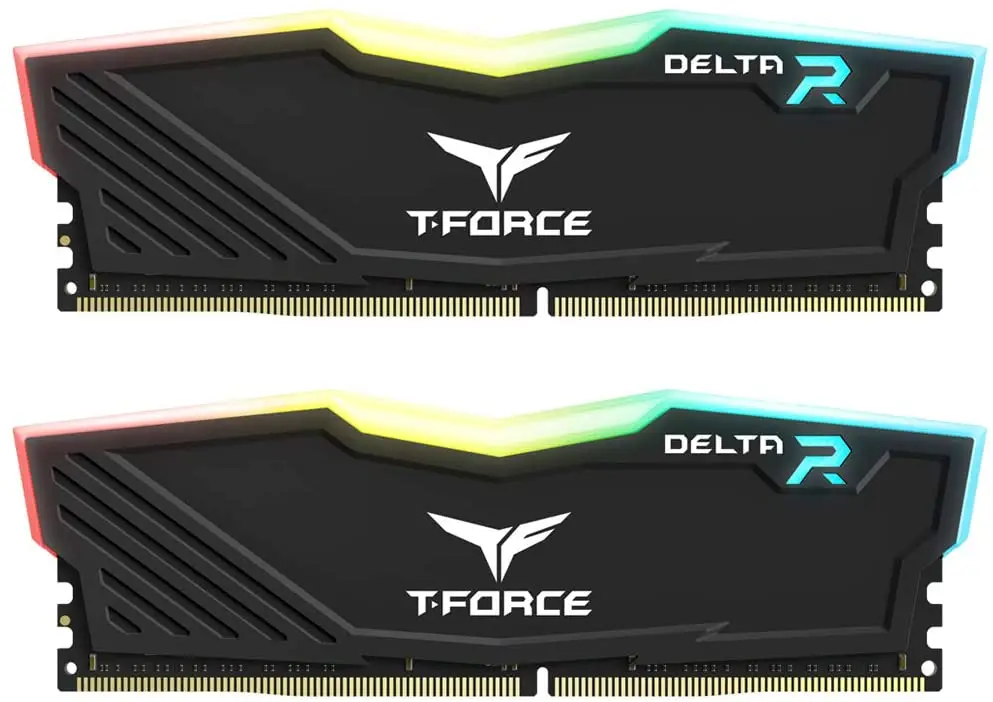 Модуль оперативной памяти для настольного ПК TEAMGROUP T-Force Delta RGB DDR4 16 ГБ 8 3600 МГц 3200 3000