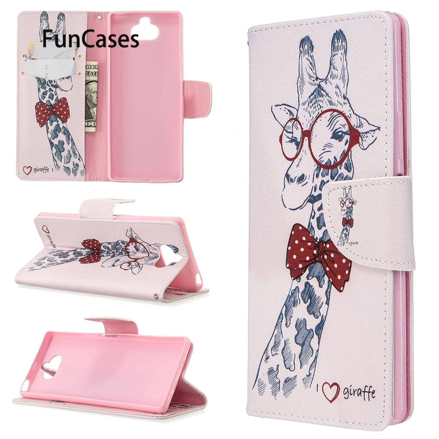 Чехол для мобильного телефона с изображением подсолнуха estojo sony Xperia 20 Funda милый