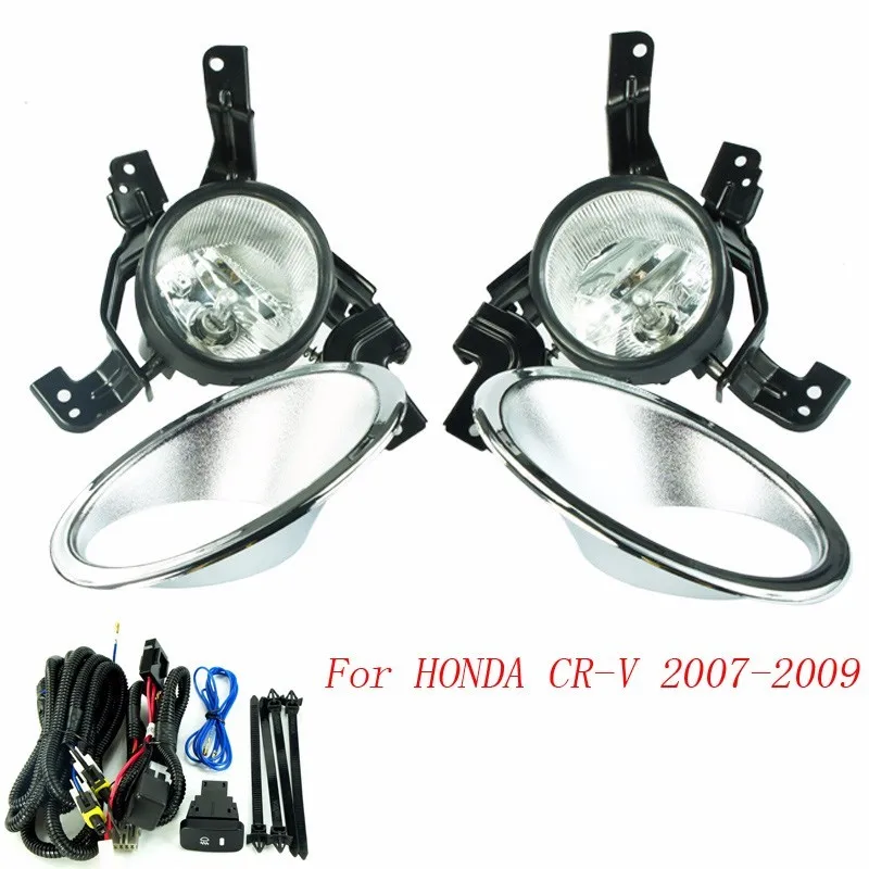 CNSPEED противотуманный светильник для HONDA CRV CR-V 2007 2008 2009 противотуманный светильник s прозрачные линзы бампер противотуманный светильник s фары дальнего света YC100586-CL