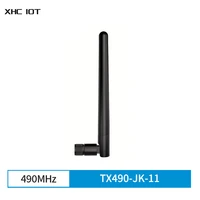 2pcslot 490mhz wifi omnidirectional antenna rubber antenna 20w 2 5dbi sma j xhciot tx490 jk 11