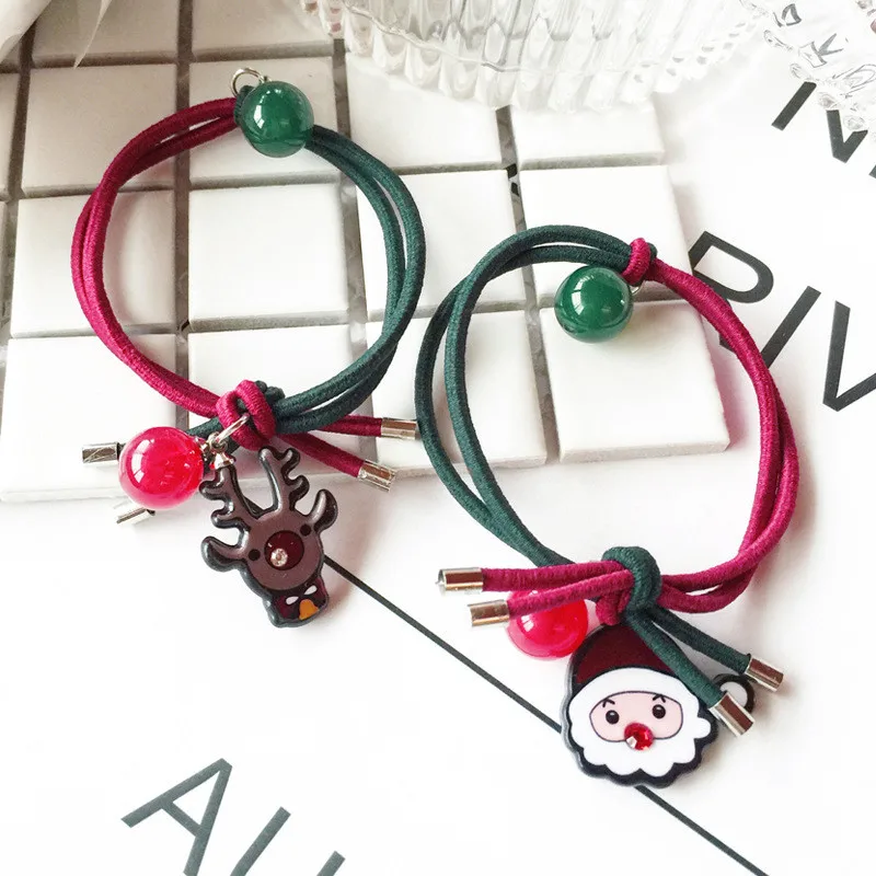 Корейское эластичное кольцо для волос с милым мультяшным рисунком