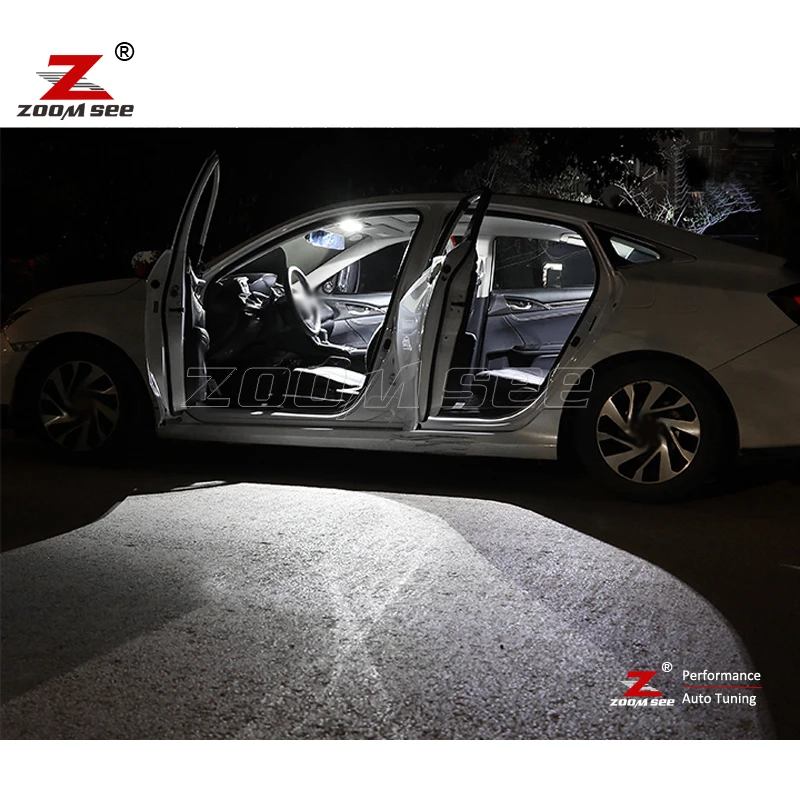 14-шт LED светодиодная плафонная лампа + внутреннее освещение купола карты зеркала, освещение салона, багажника и дверей для Infiniti G37 (2008-2012)