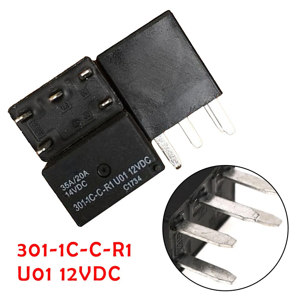 

12 V DC Relay 12VDC 5-Pin Automotive Silver Tin Oxide U01 Ultra Micro ISO