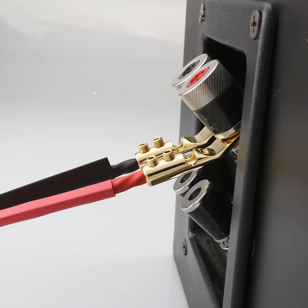 Высококачественная вилка Лопатка OEM из чистой красной меди с золотым покрытием