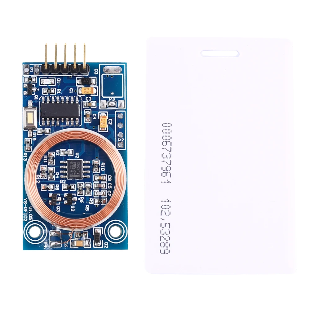 Декодер id карт модуль считывателя RFID 125 кГц TK4100 выходная плата UART для контроля