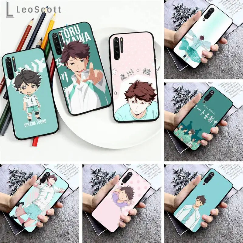 

anime Haikyuu Oikawa Phone Case For Xiaomi Redmi note 7 8 9 pro 8T 9S Mi Note 10 Lite pro Soft TPU Silicone Back Cover