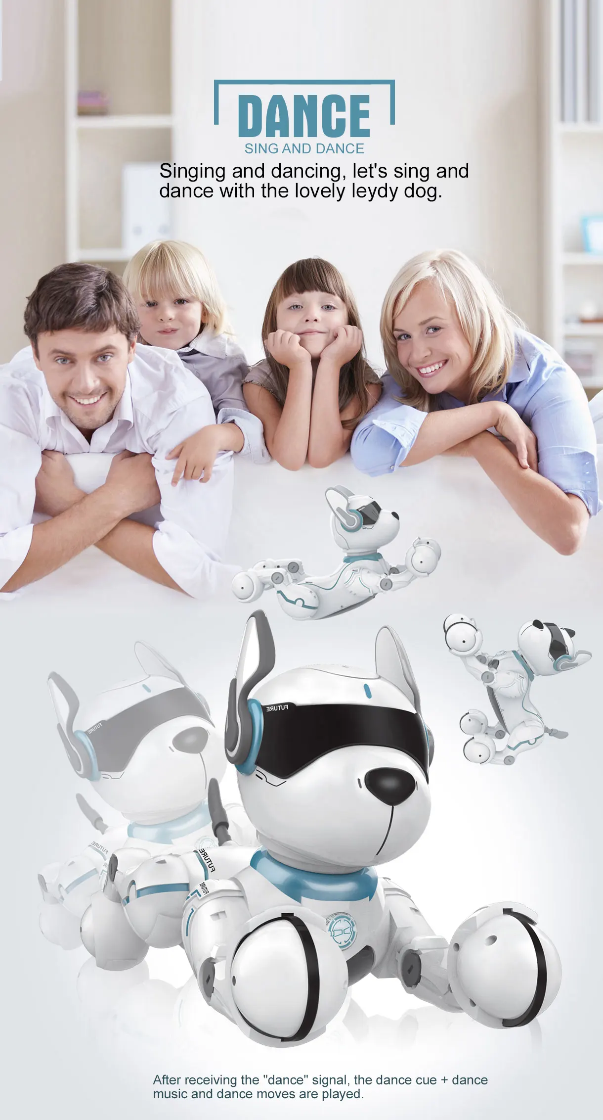 Голосовое управление Leidy Dog животное Робот Игрушки JXD A001 полная функция реалистичные Роботизированные Игрушки Для Собак
