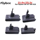 Перезаряжаемая батарея для пылесоса Dyson V6 V7 V8 V10, 21,6 в, 4000 мАч, батарея DC58, DC59, DC61, DC62, DC74, SV09, SV07, SV04