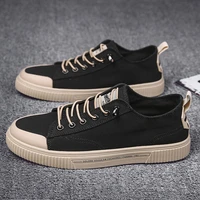 2021 new style canvas sneakers mens breathable trendy vulcanize shoes korean fashion all match casual loafer shoes nanx447