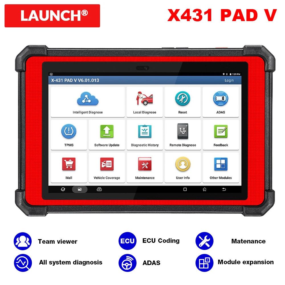 2021 LAUNCH X431 PAD V + Smart Box 3 0 пассажирский коммерческий все-в-одном 10 1 дюйма 26 сброс все